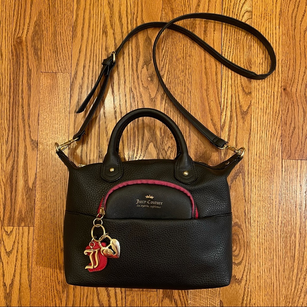 Juicy Couture “Charm School” Black Satchel - Picture 7 of 16